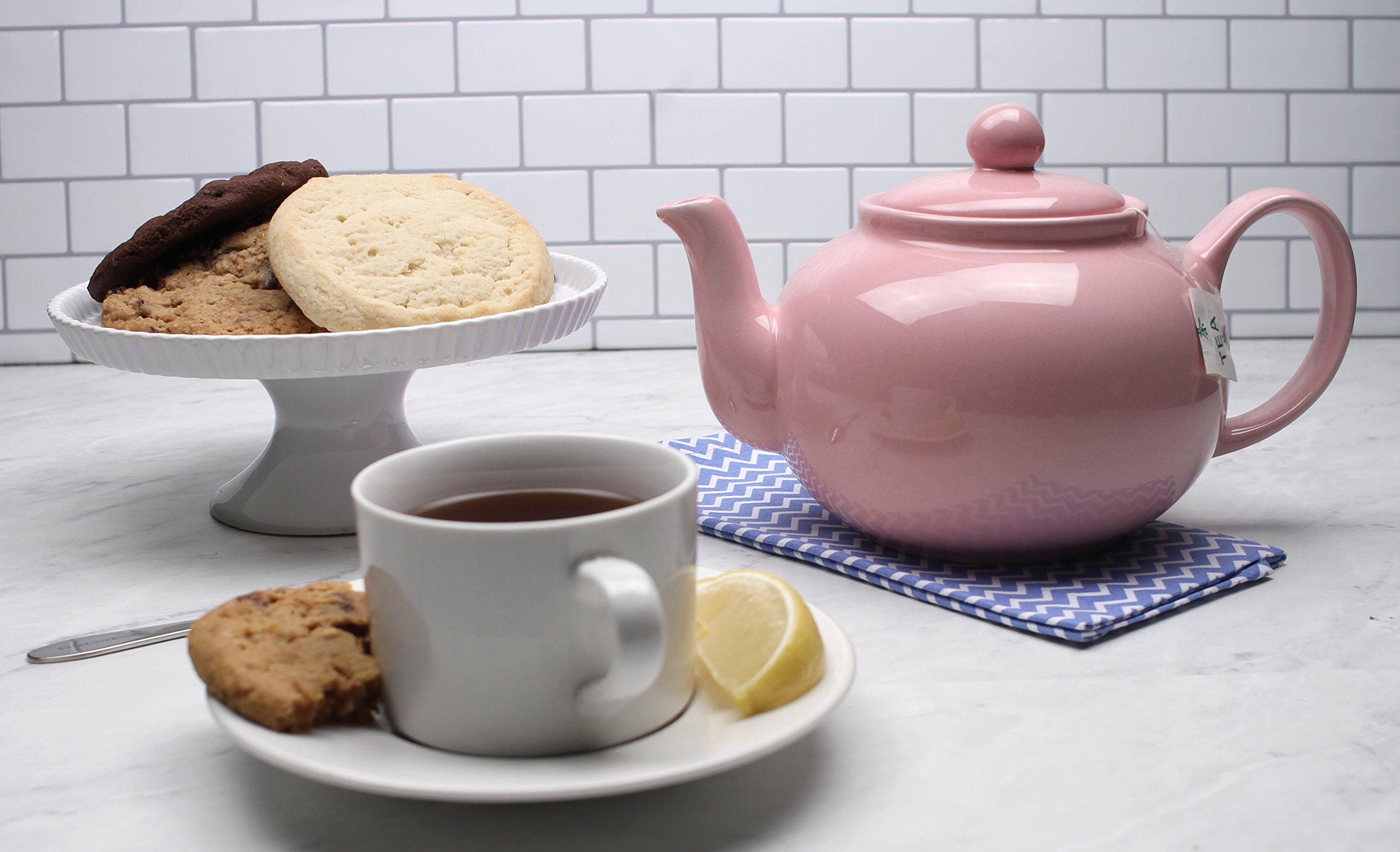 Foto 5 | Tetera Rsvp International Stoneware 1,25 l Rosa - Venta Internacional