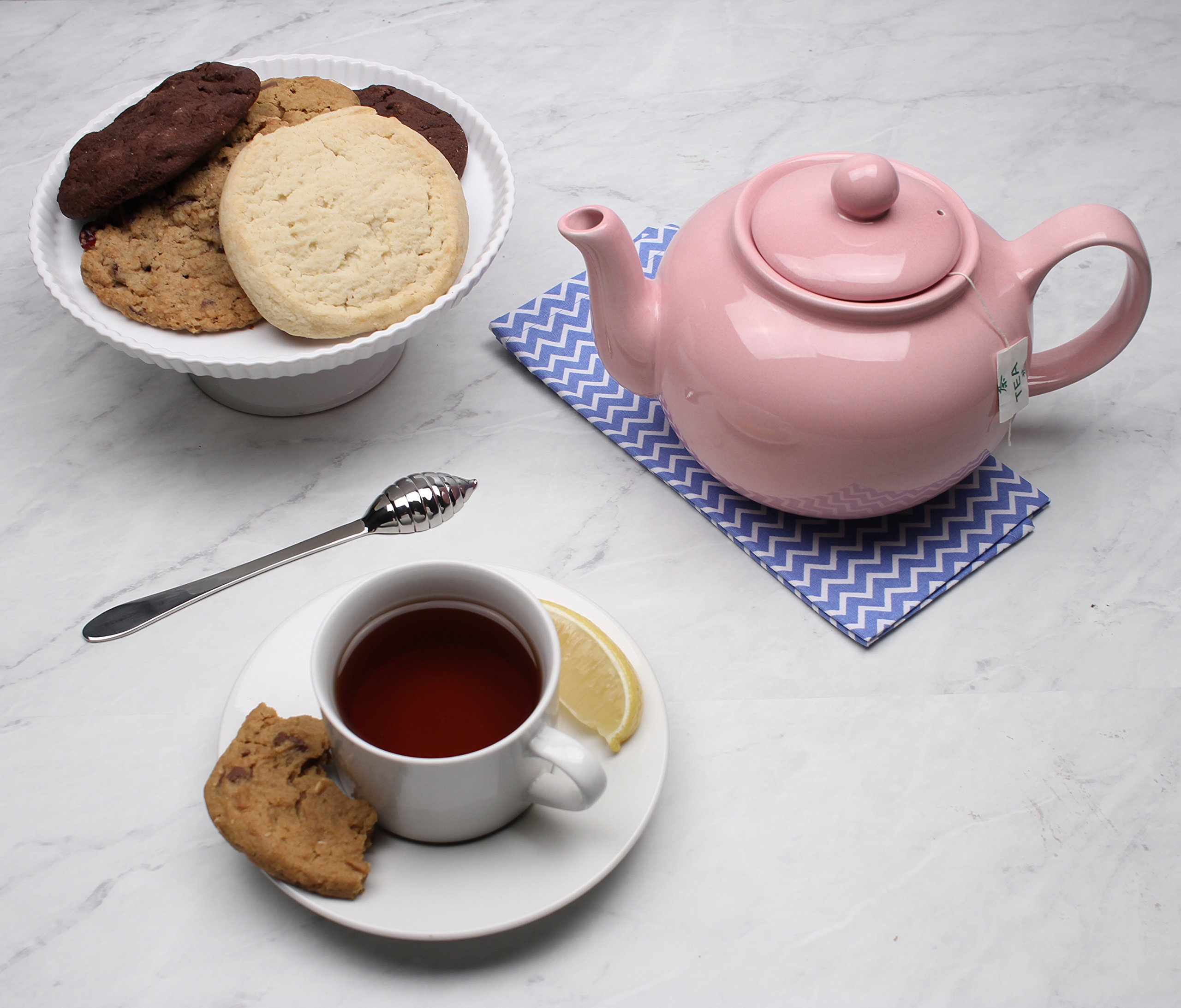 Foto 6 | Tetera Rsvp International Stoneware 1,25 l Rosa - Venta Internacional