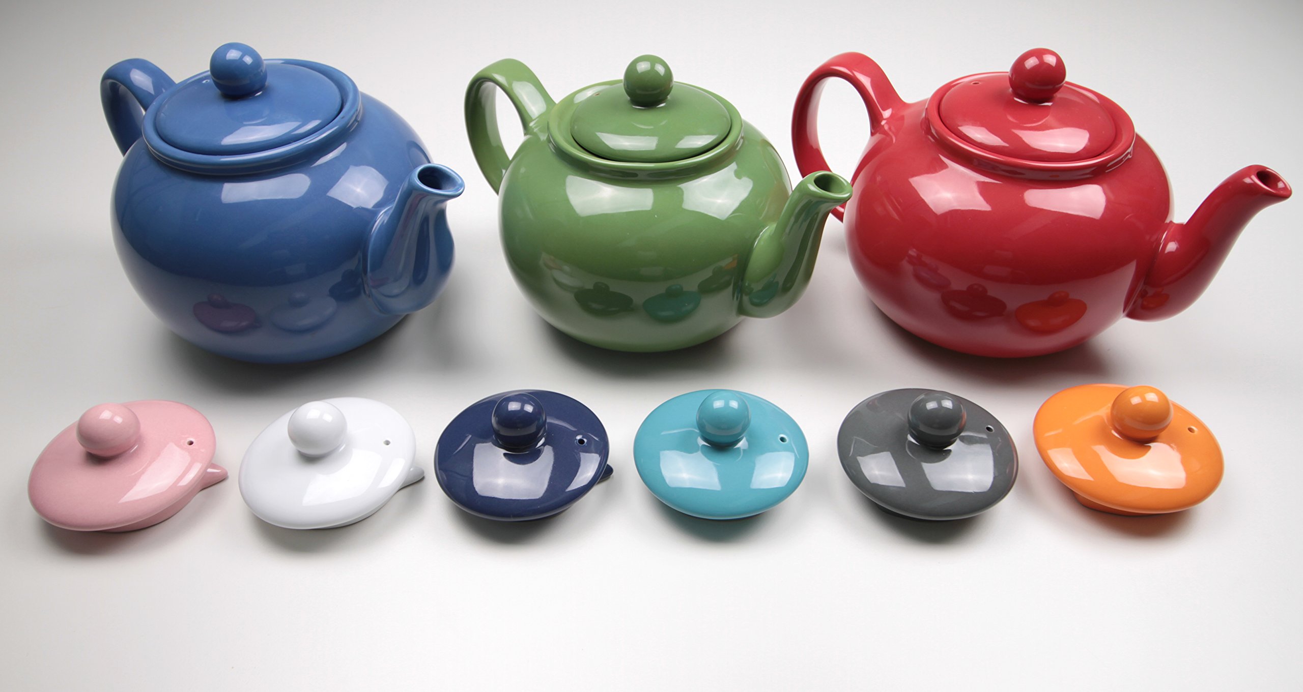 Foto 8 pulgar | Tetera Rsvp International Stoneware 1,25 l Rosa - Venta Internacional