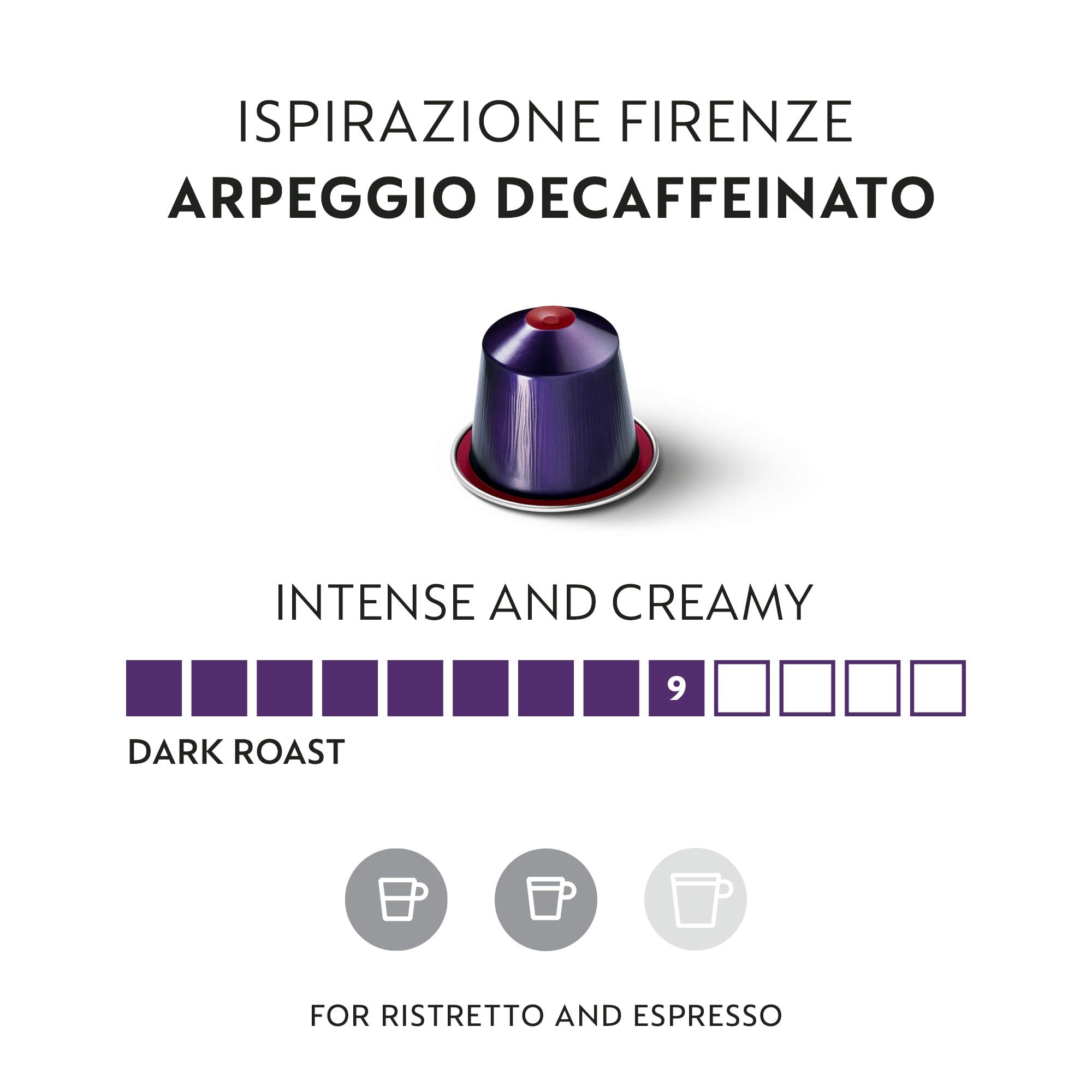 Foto 3 pulgar | Cápsulas De Café Nespresso Original Arpeggio Decaffeinato X50 - Venta Internacional.