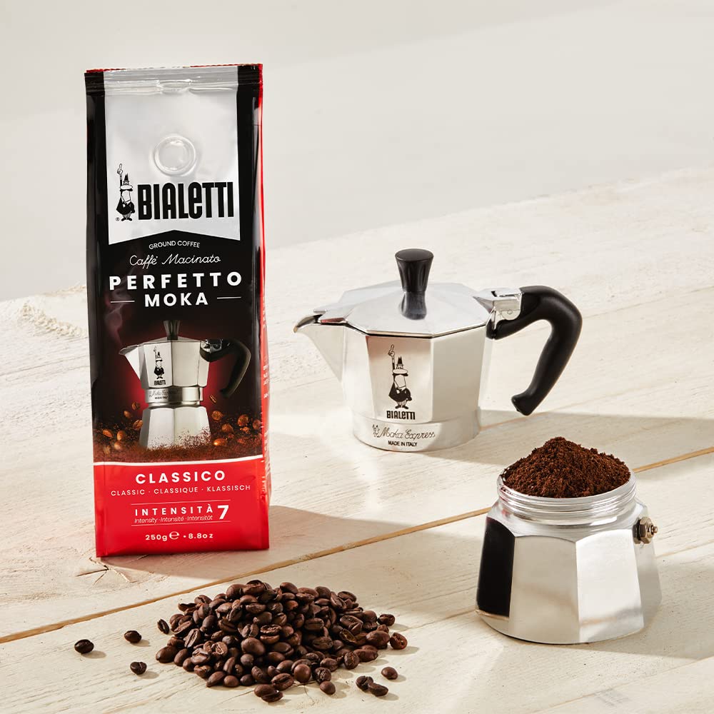 Foto 4 pulgar | Café Bialetti Caffe, Espresso Italiano Tostado Y Molido, 250 Ml - Venta Internacional.