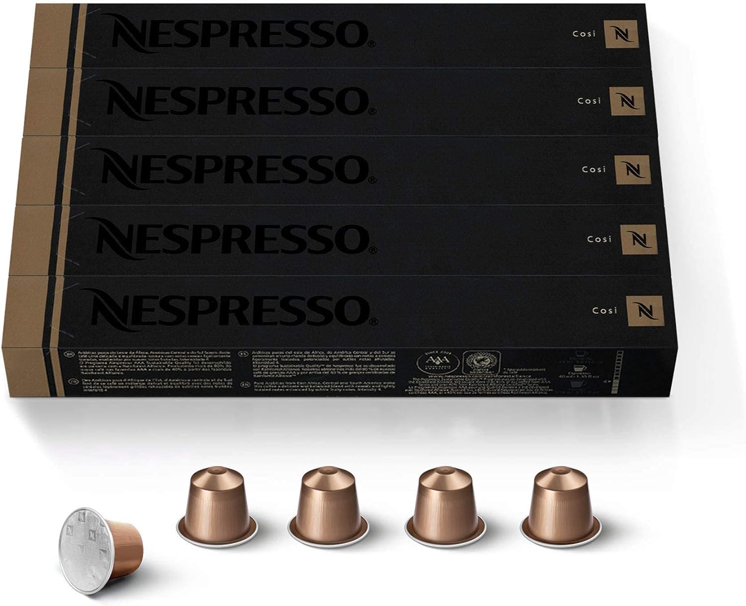 Foto 2 pulgar | Cápsulas De Café Nespresso Original Line Cosi 50 Cápsulas Mild Toast - Venta Internacional.