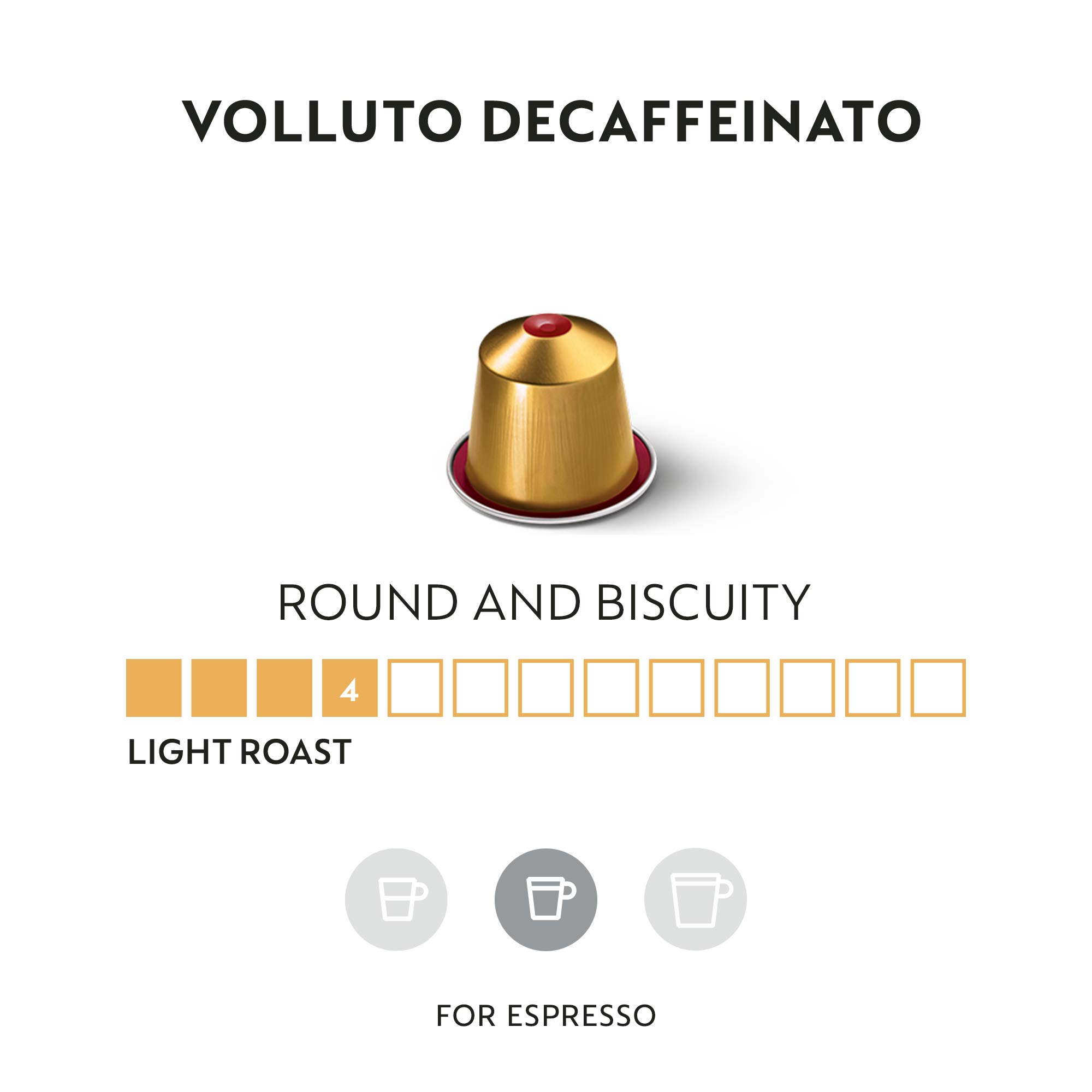 Foto 3 pulgar | Cápsulas De Café Nespresso Original Volluto Decaffeinato X50 - Venta Internacional.
