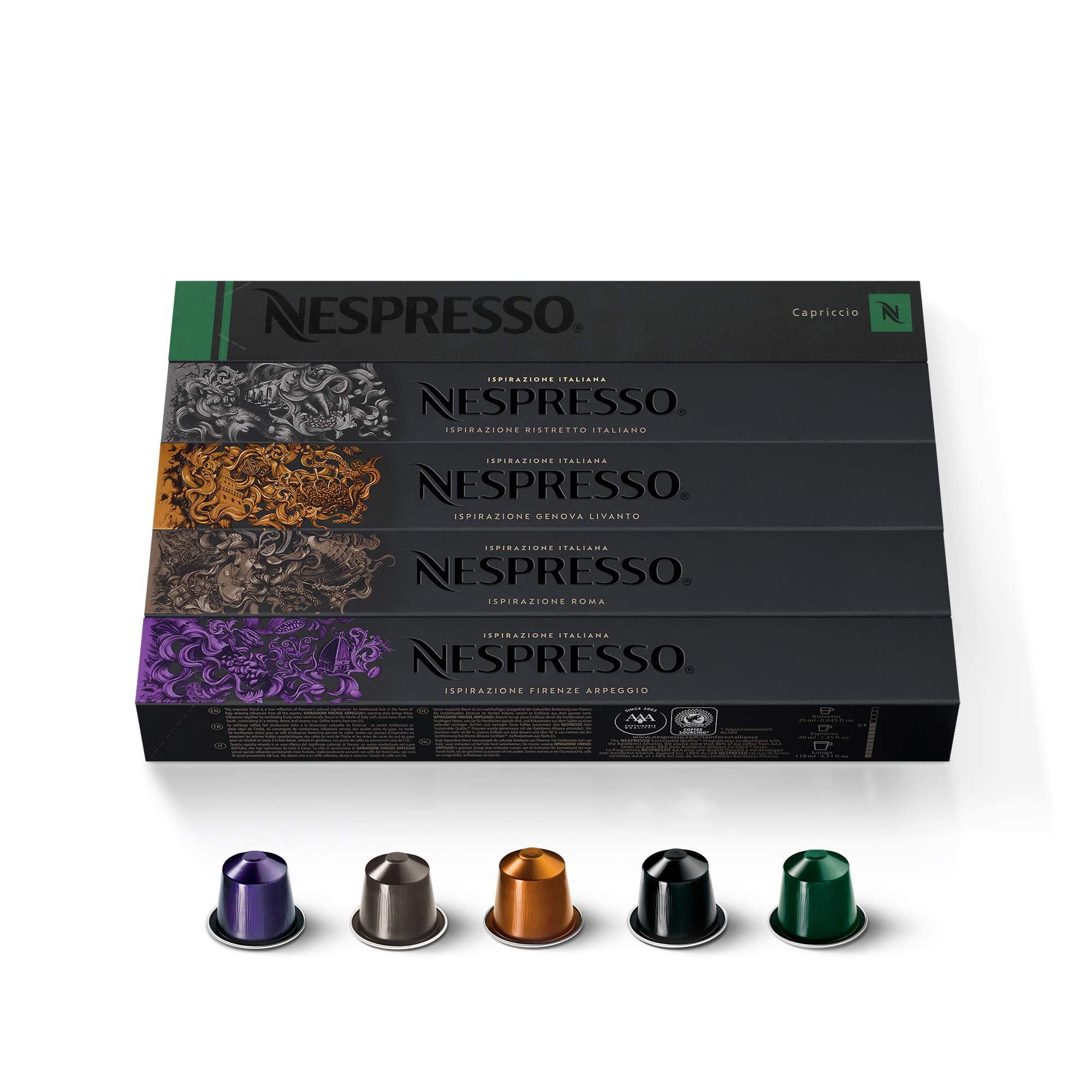 Foto 2 pulgar | Cápsulas De Café Nespresso Original Line Ispirazione 50 Cápsulas - Venta Internacional.