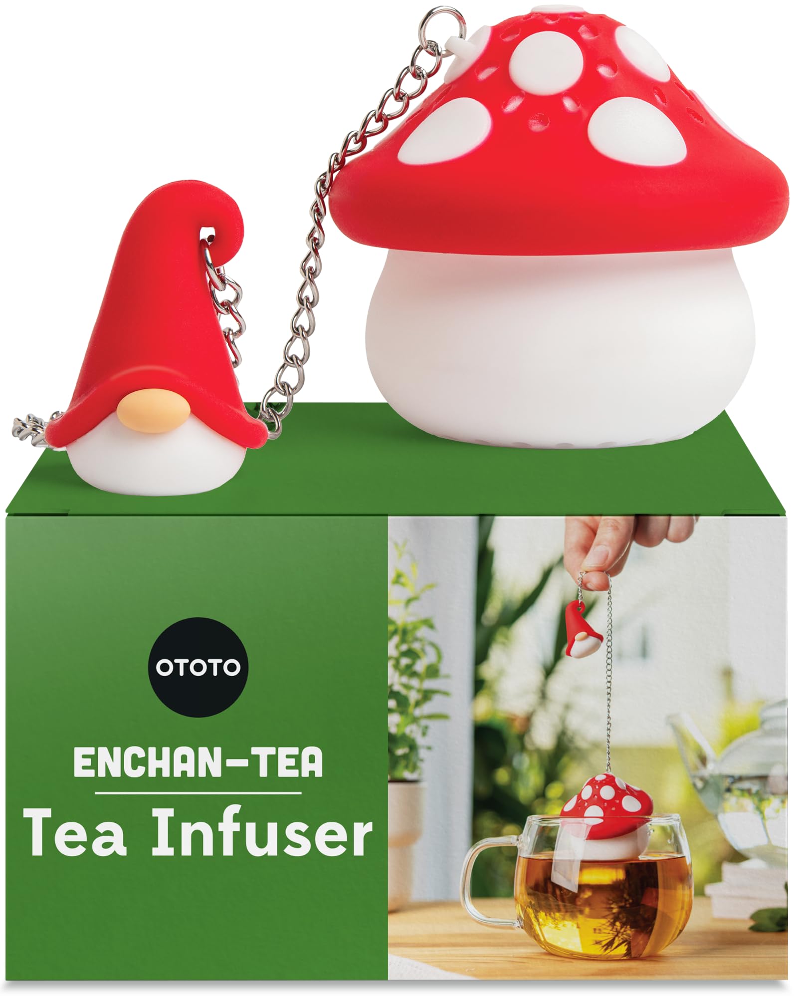 Infusor De Té Ototo Enchan-tea Gnome  Colador De Silicona - Venta Internacional. $587
