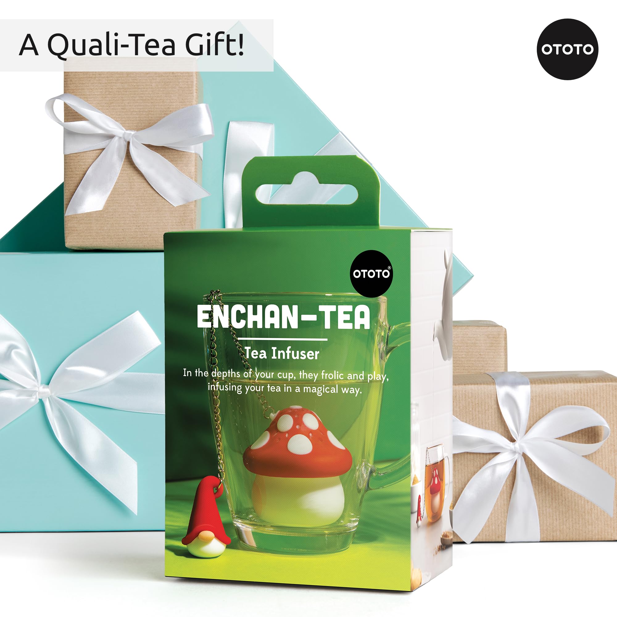 Foto 8 pulgar | Infusor De Té Ototo Enchan-tea Gnome  Colador De Silicona - Venta Internacional.