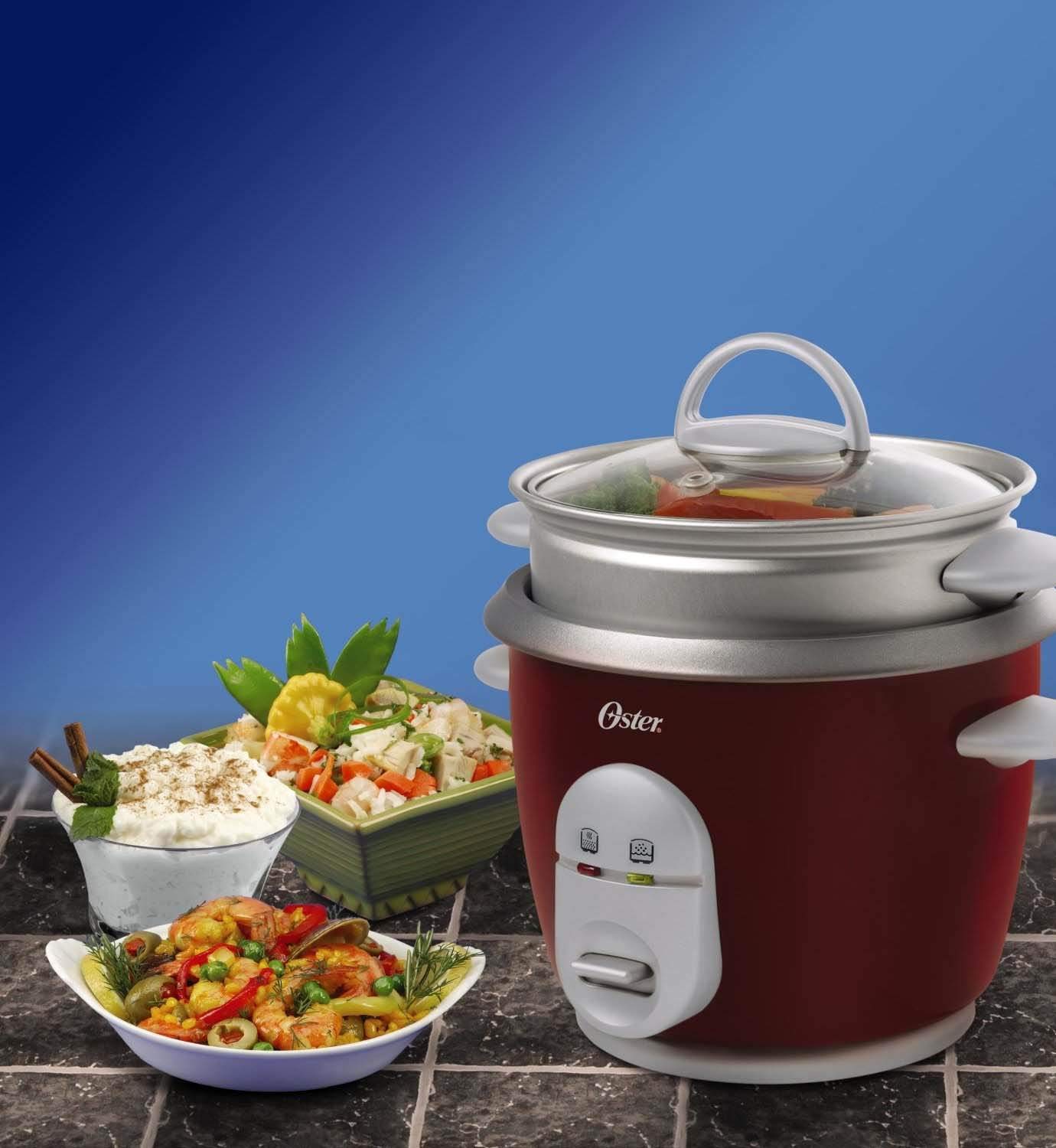 Foto 6 pulgar | Arrocera Oster, 1,4 L, 6 Tazas, Con Vaporera, Roja 004722-000-000 - Venta Internacional.