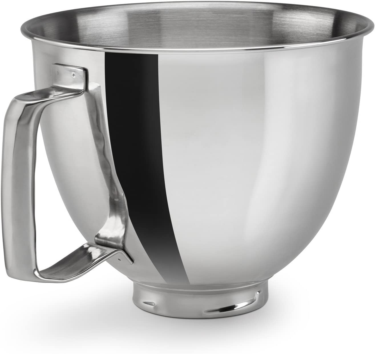 Venta Internacional - Tazón De Acero Inoxidable Pulido Kitchenaid Con Asa, Metálico