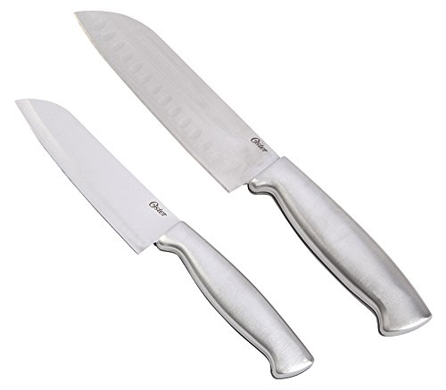 Foto 2 pulgar | Venta Internacional - Conjunto Santoku De Acero Inoxidable De 2 Piezas Oster Baldwyn