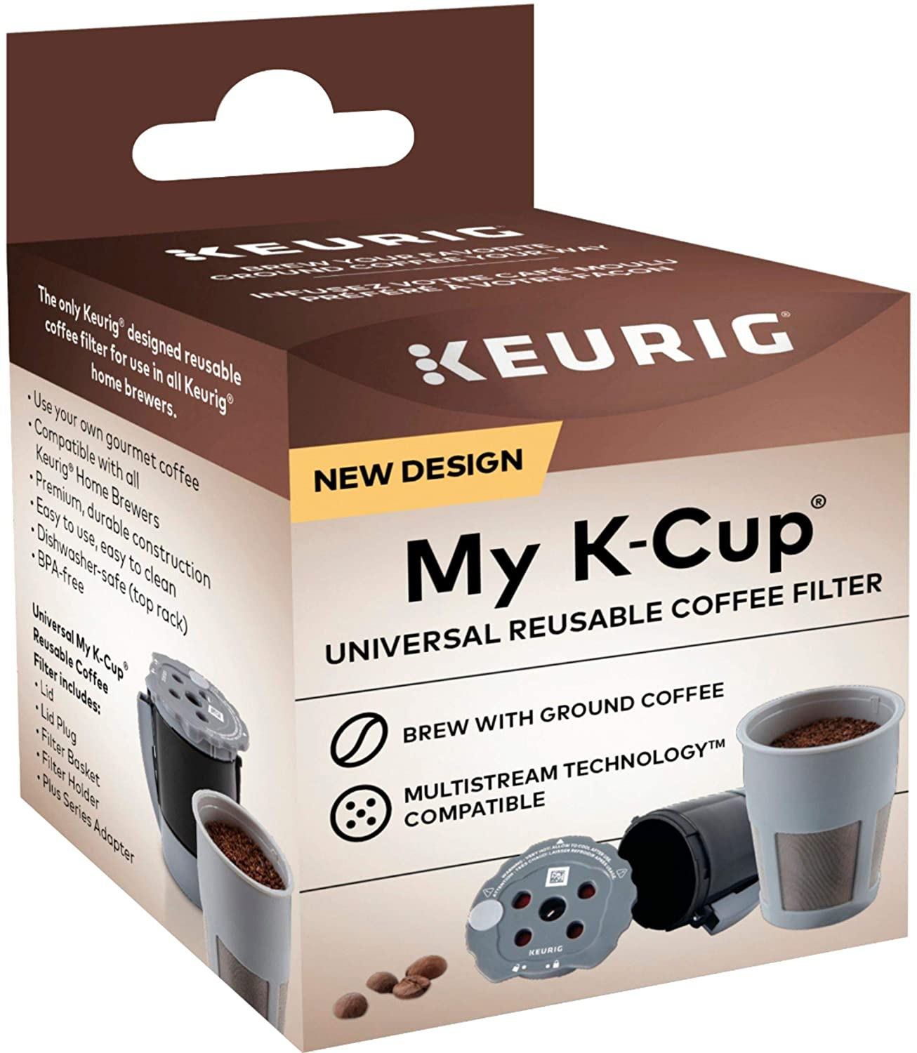 Foto 2 pulgar | Venta Internacional - Filtro Reutilizable Universal Keurig My K-cup Con Tecnología Multistream - Gris