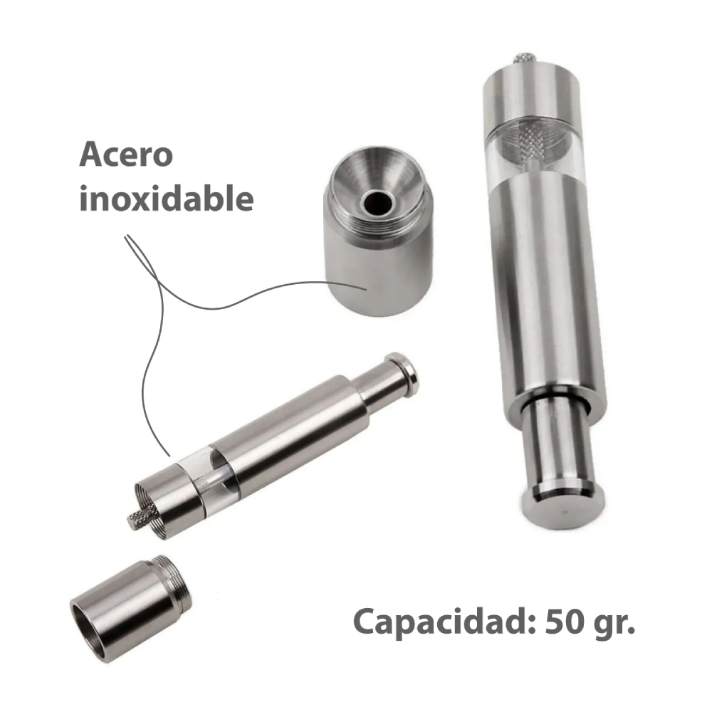 Foto 5 | Molinillo Ilios Innova De Sal Y Pimienta Hecho De Acero Inoxidable Inoxidable Plata