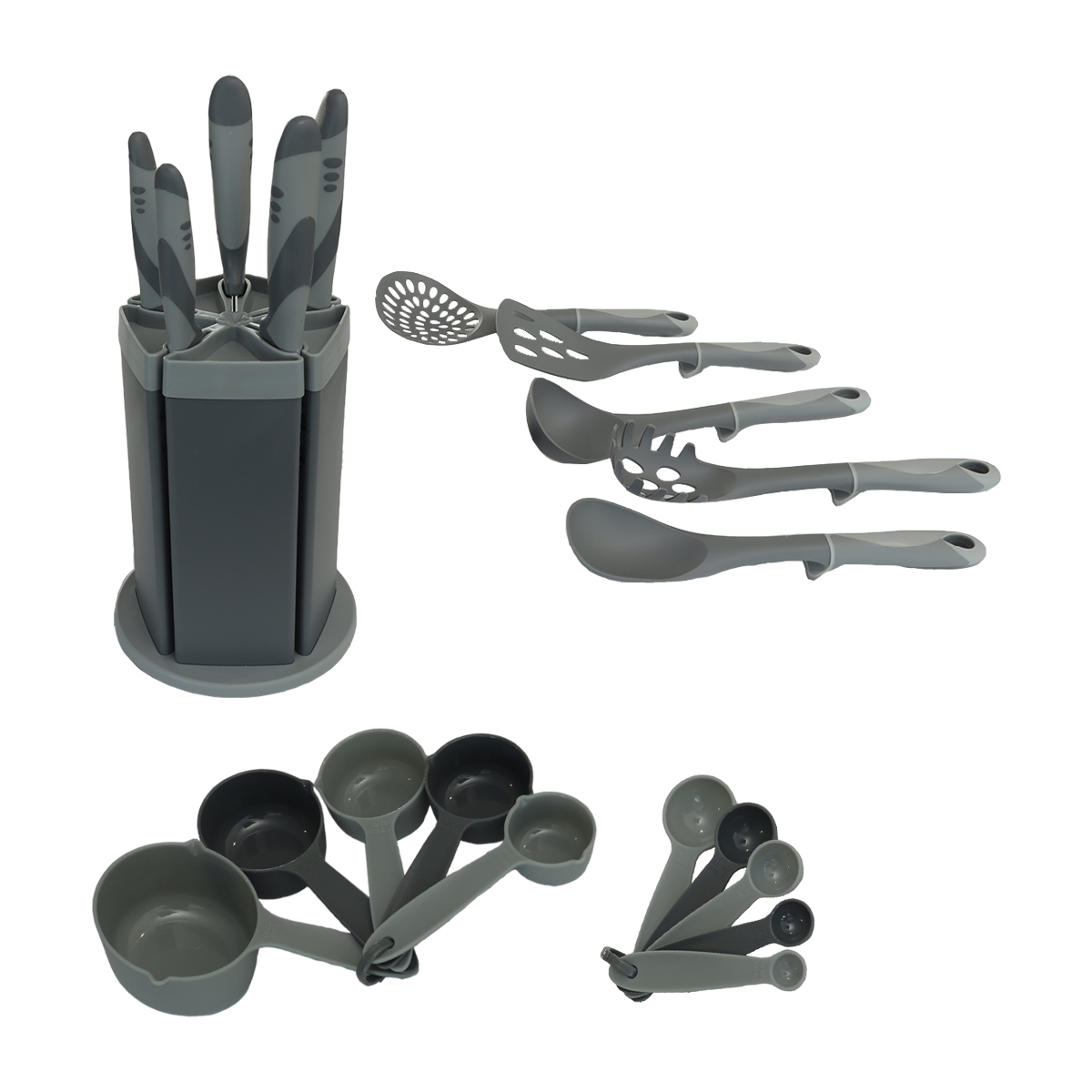 Utensilios de Cocina Ilios Innova JA2020 Gris 20 Piezas