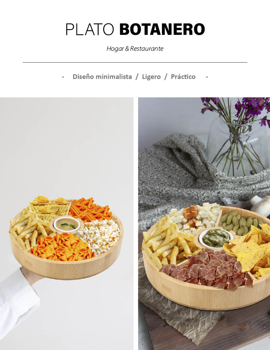 Foto 5 | Plato Botanero Andromeda Inc