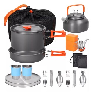 Foto 1 | Set 19 Piezas Utensilios De Cocina Acampar Eo Safe Imports Esi-15289 Negro