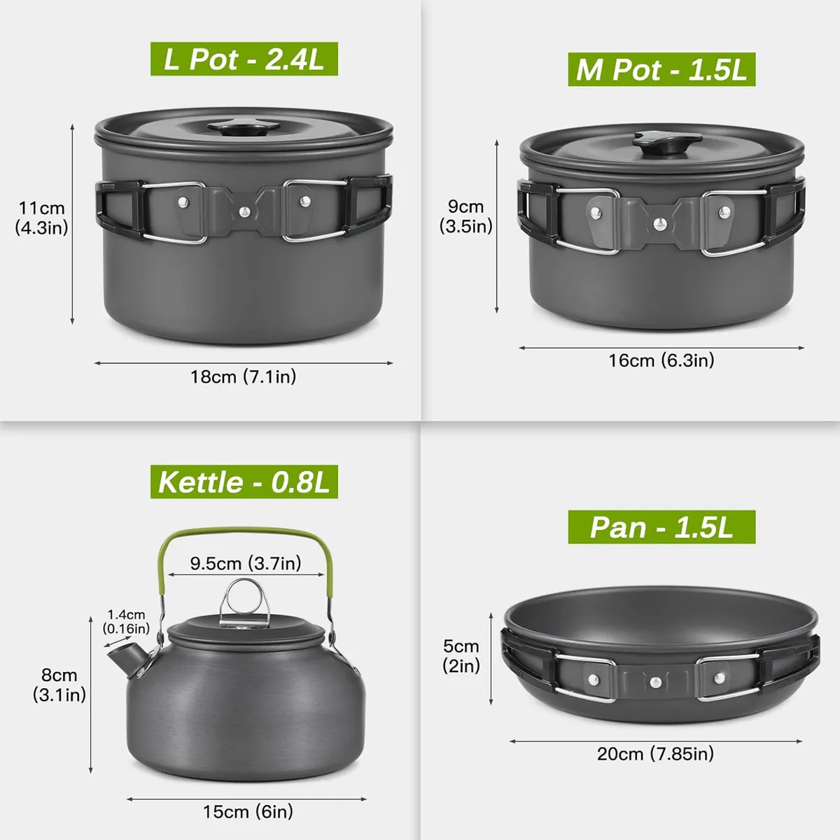 Foto 5 pulgar | Kit de Utensilios de Cocina Eo Safe Imports Esi-19653 Multicolor