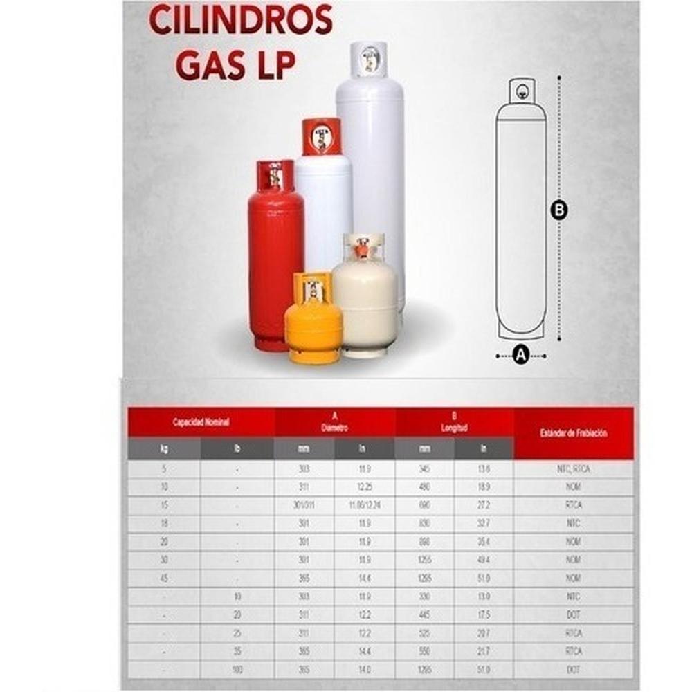 Foto 3 | Tanque Para Gas 6 Kg Marca Flamineta