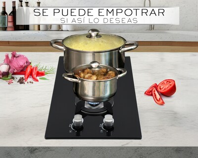 Foto 5 | Parrilla Empotrable Basitex 32 x 51 cm de Gas Negra