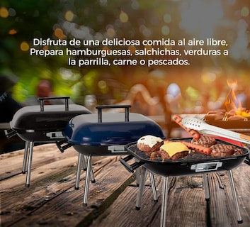 Foto 5 | Asador Parrilla Bbq Carbón Grill Ligero Portátil Cocina