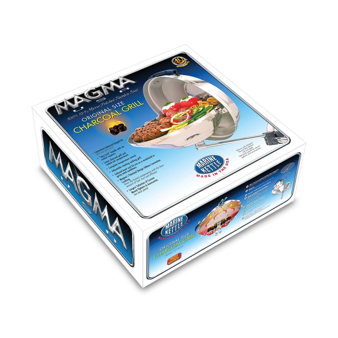 Foto 4 | Parrilla De Carbón Magma Products Marine Kettle A10-104 Original - Venta Internacional.