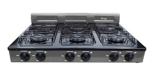 Foto 1 | Parrilla Sobreponer Fraga Gris 6 Quemadores Camping