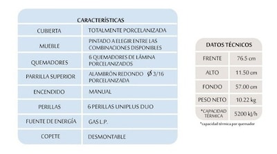 Foto 2 | Parrilla Sobreponer Fraga Gris 6 Quemadores Camping