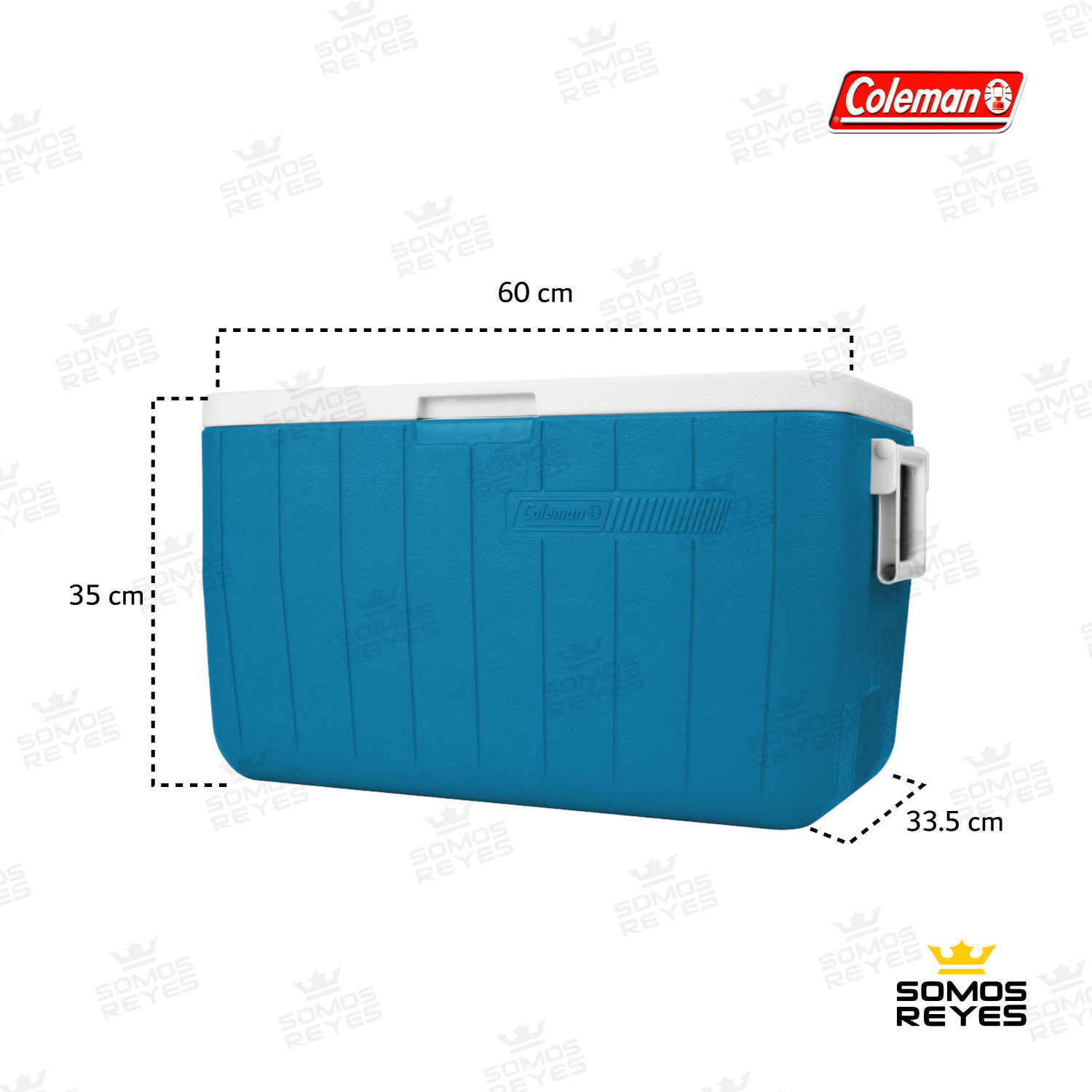 Foto 4 pulgar | Hielera Coleman 3000000152 color Azul 48 QT o 45 L con Asas Tapa Enfriador