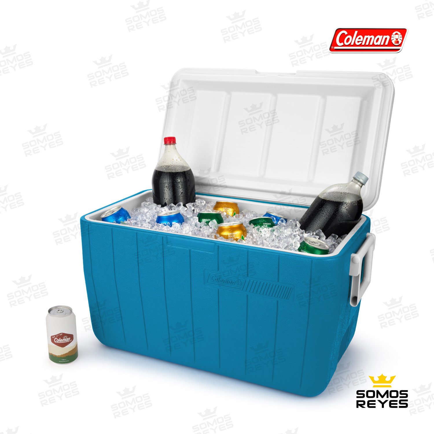 Foto 7 | Hielera Coleman 3000000152 color Azul 48 QT o 45 L con Asas Tapa Enfriador