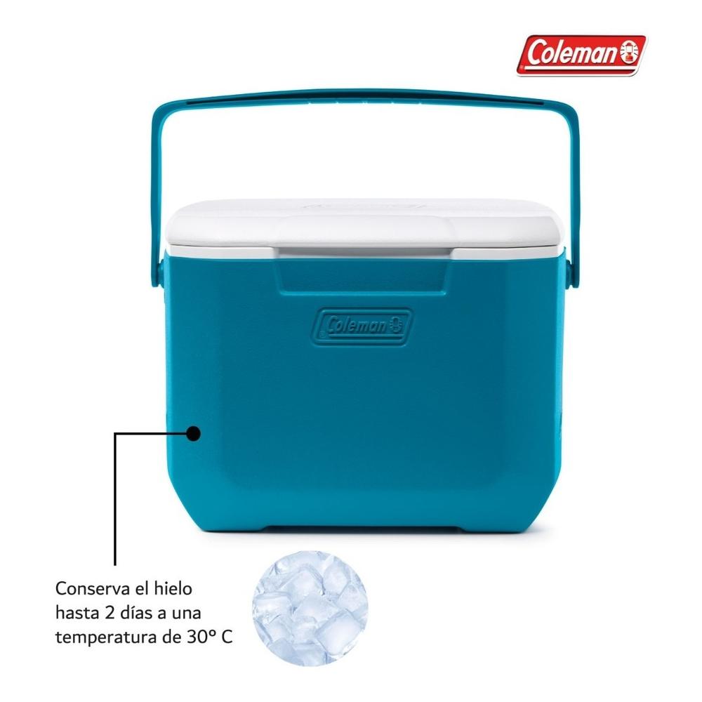 Foto 4 pulgar | Hielera Coleman Portatil color Azul con Asa para 22 Latas