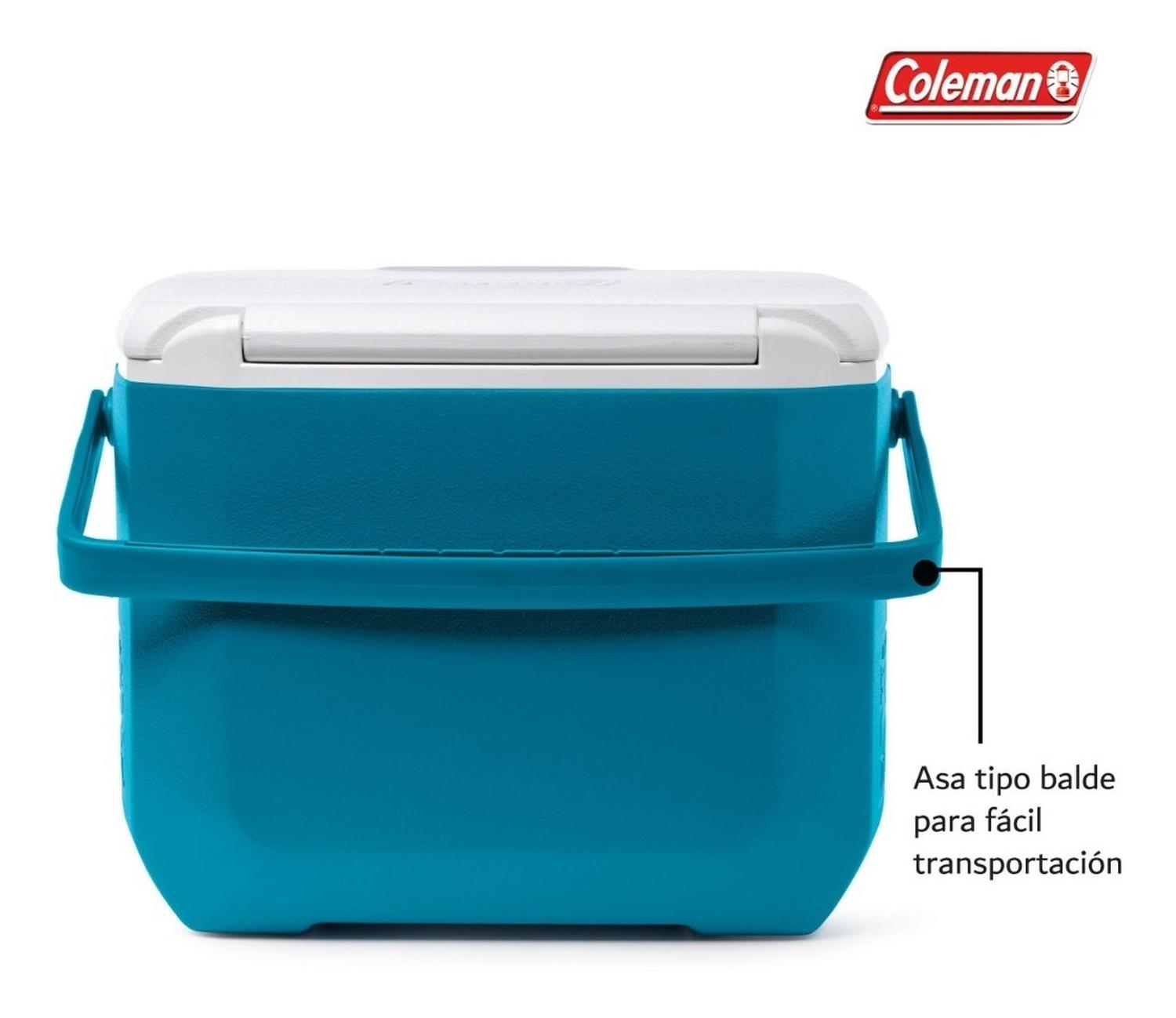 Foto 7 | Hielera Coleman Portatil color Azul con Asa para 22 Latas