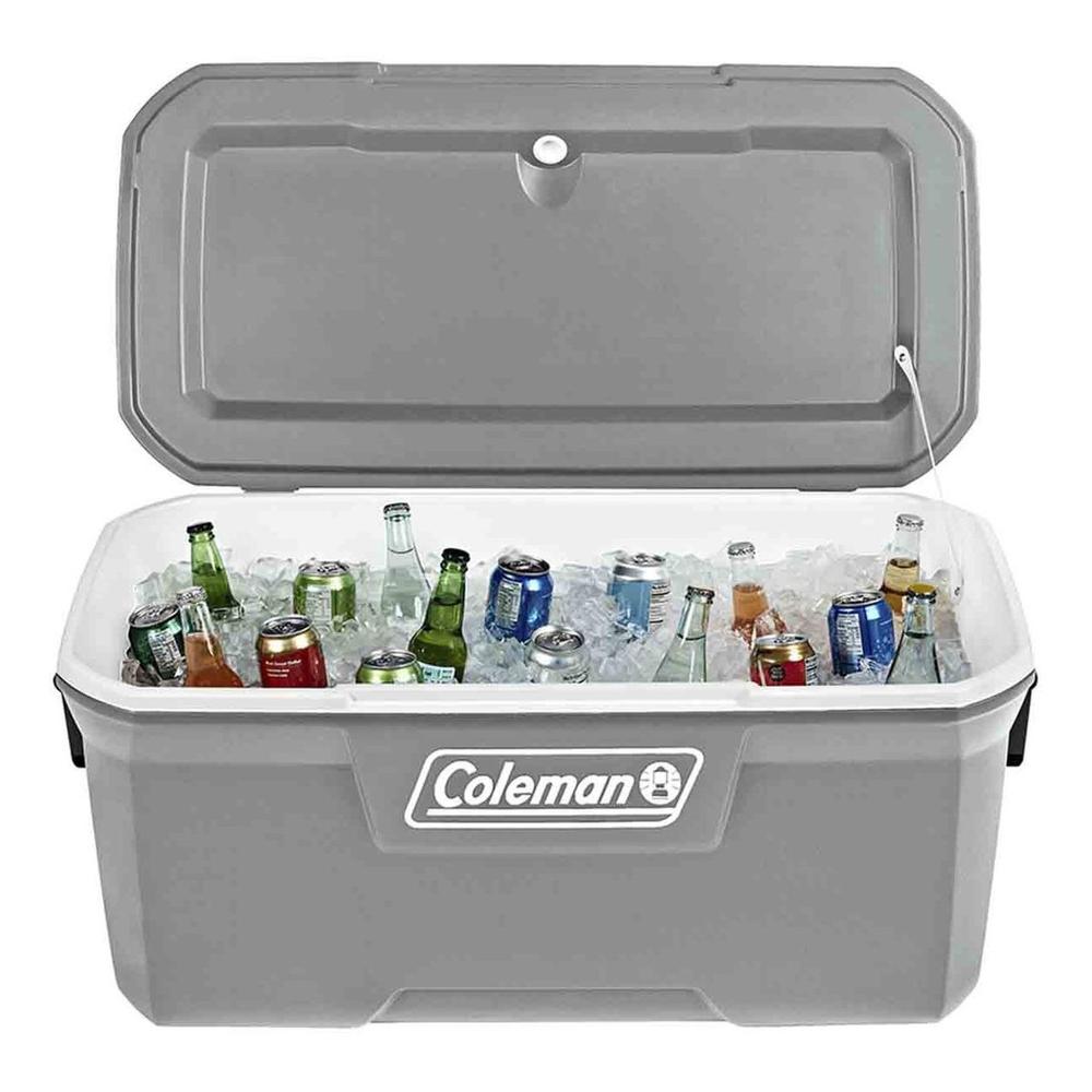 Foto 3 | Hielera Cooler  Coleman color Gris 120 Cuartos para 204 Latas con Asas 113 L