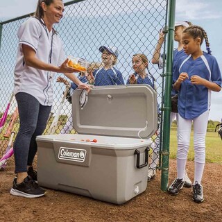 Foto 4 | Hielera Cooler Coleman color Gris 120 Cuartos para 204 Latas con Asas 113 L