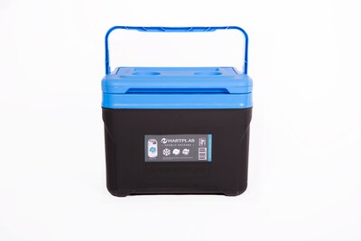 Foto 1 | Hielera Hartplas Orizaba Negro Azul 13 Qt, 12.3 Litros Rectangular