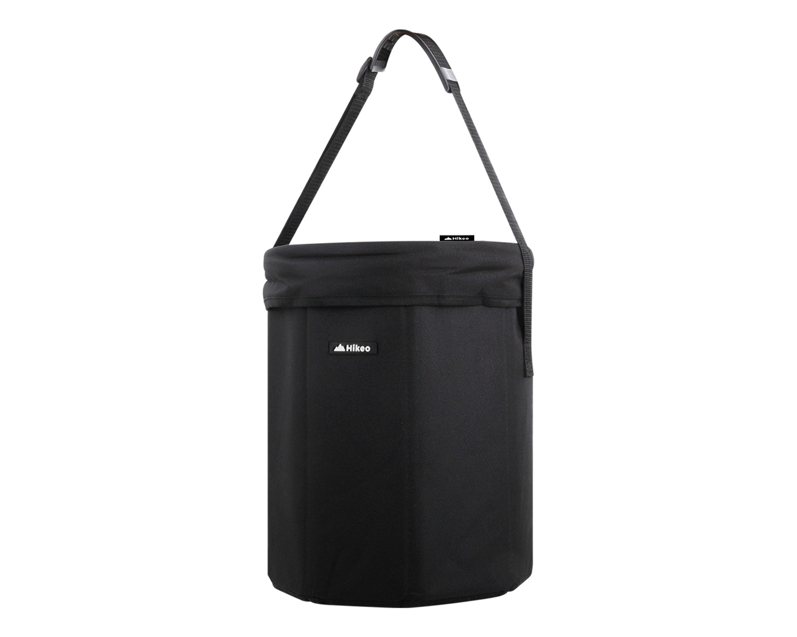 Hielera Térmica Hikeo 83472 color Negro  Portátil Plegable XL de 20 Litros con Asiento