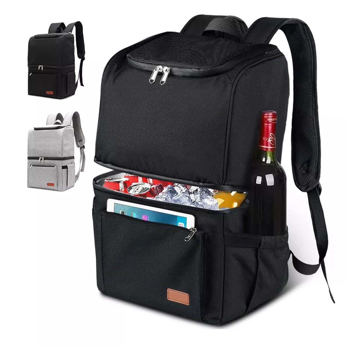 Foto 2 | Mochila Hielera Portátil Interior Impermeable 2 Capas Eo Safe Imports Esi-9162 Negro