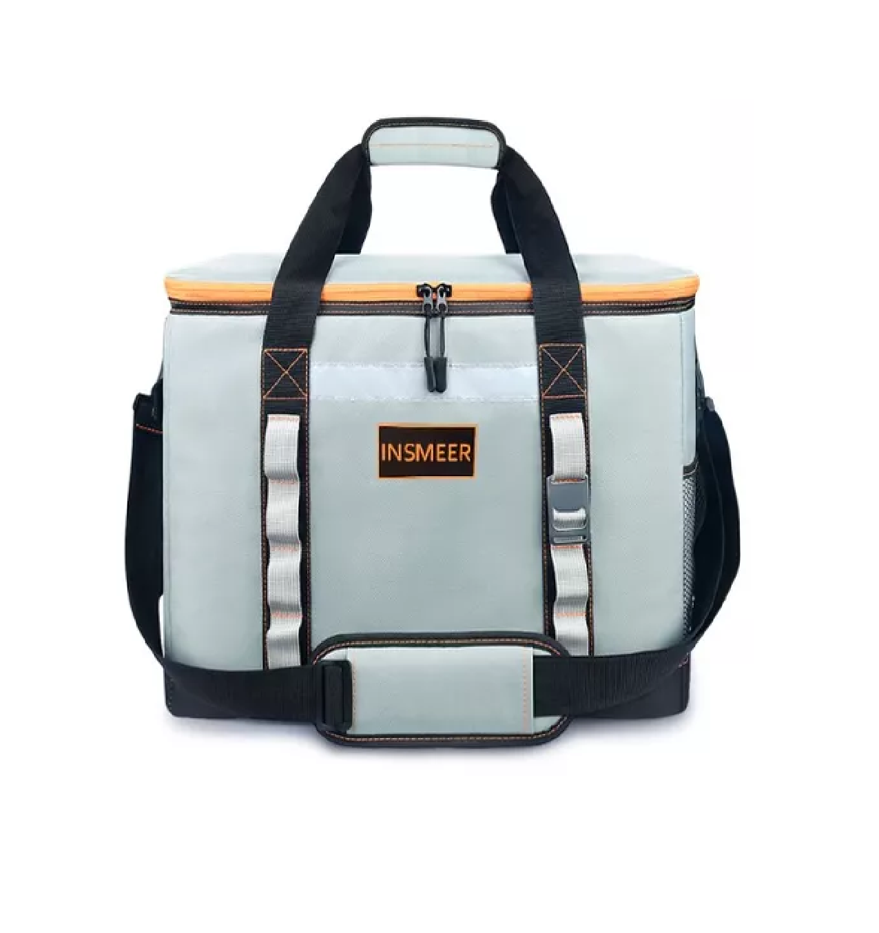 Hielera Portatil 48l Bolsa Térmica Para 65 Latas, Gris