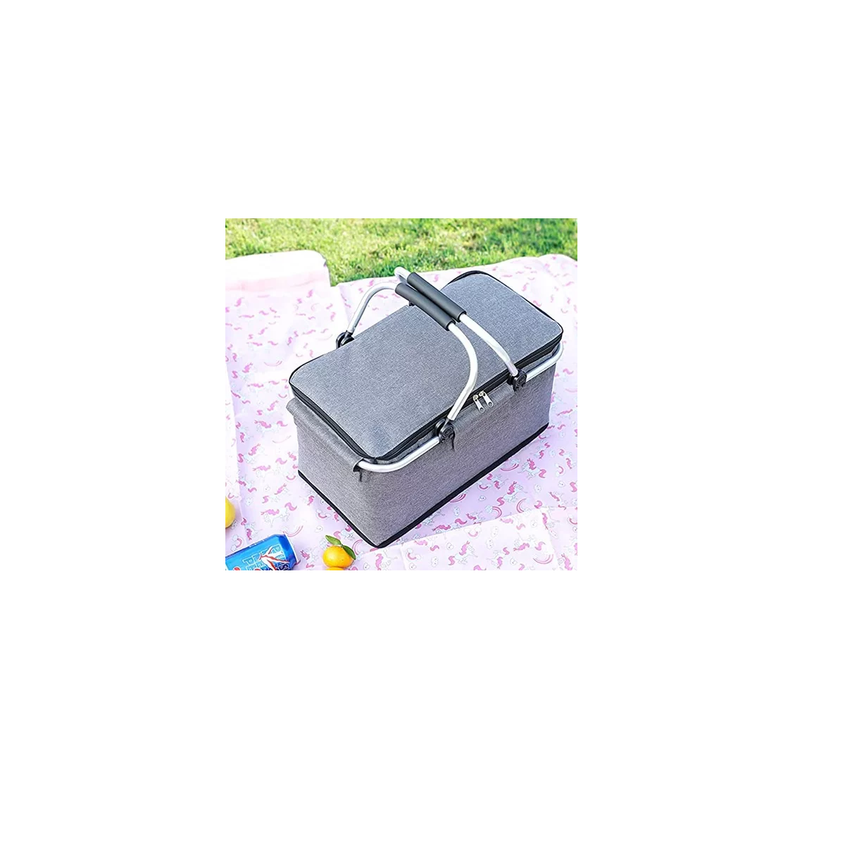 Foto 3 pulgar | Hielera Portátil Eo Safe Imports Esi9724 color Gris