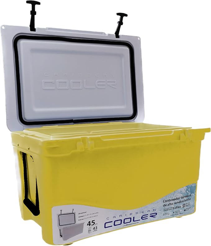Hielera Térmica Amarilla Caribbean Cooler 43L $3,880