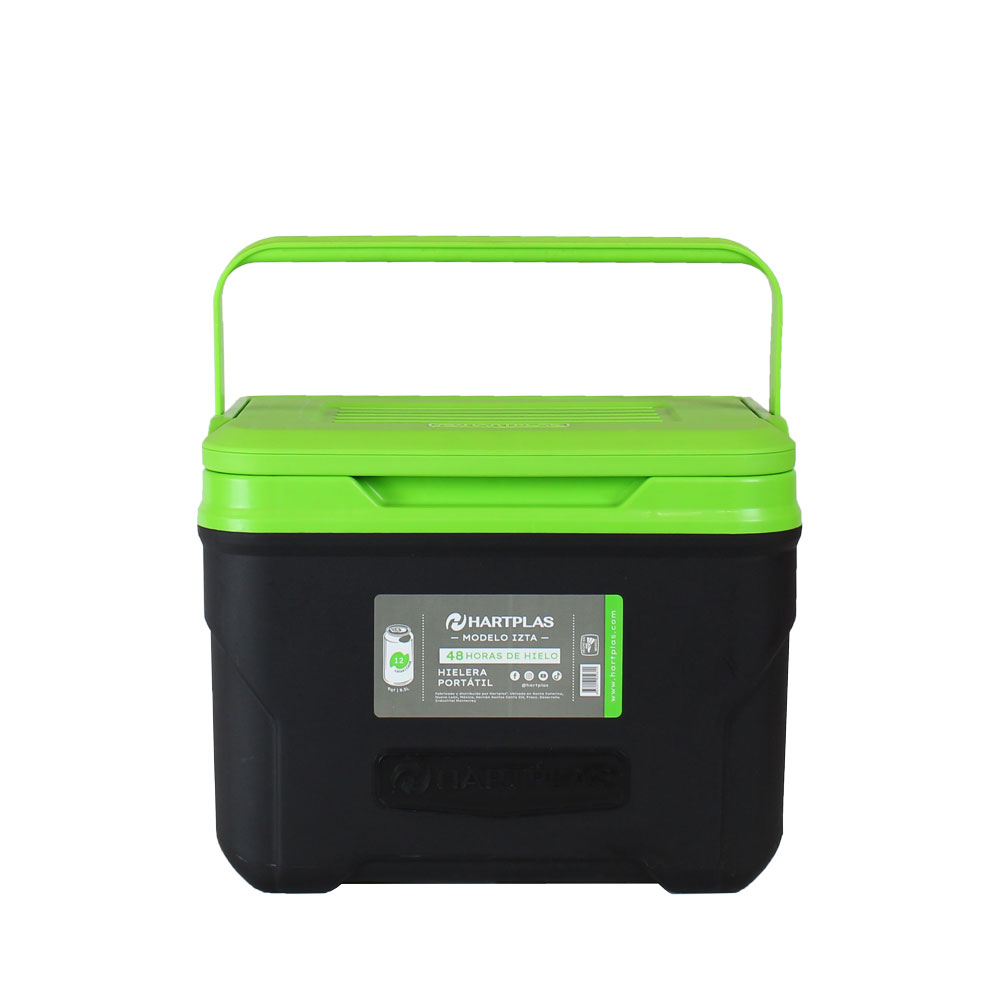 Foto 2 pulgar | Hielera Izta Capacidad 12 Latas 9qt, 8.5lit Rectangular Negro-verde