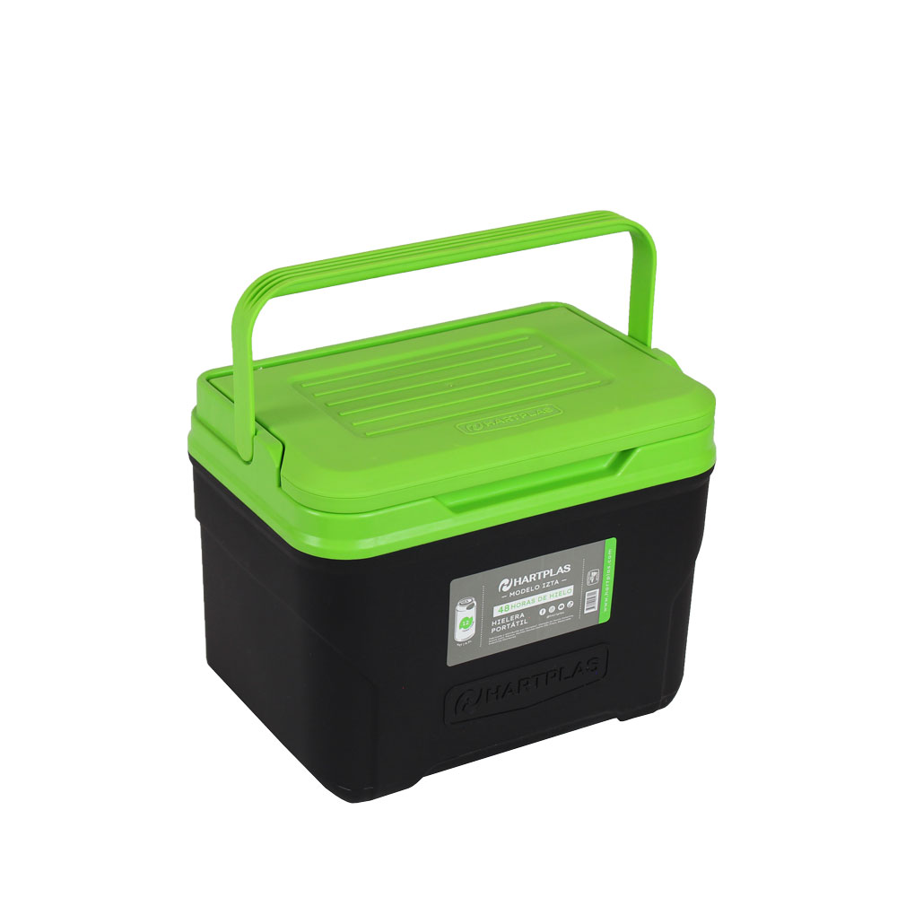 Foto 6 pulgar | Hielera Izta Capacidad 12 Latas 9qt, 8.5lit Rectangular Negro-verde