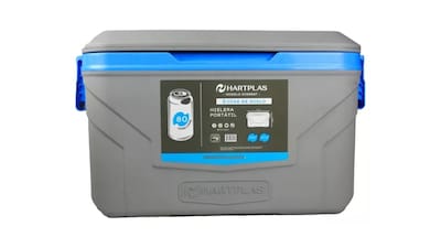 Foto 2 | Hielera Everest Capacidad 52qt, 50 Lit Rectangular Gris/azul