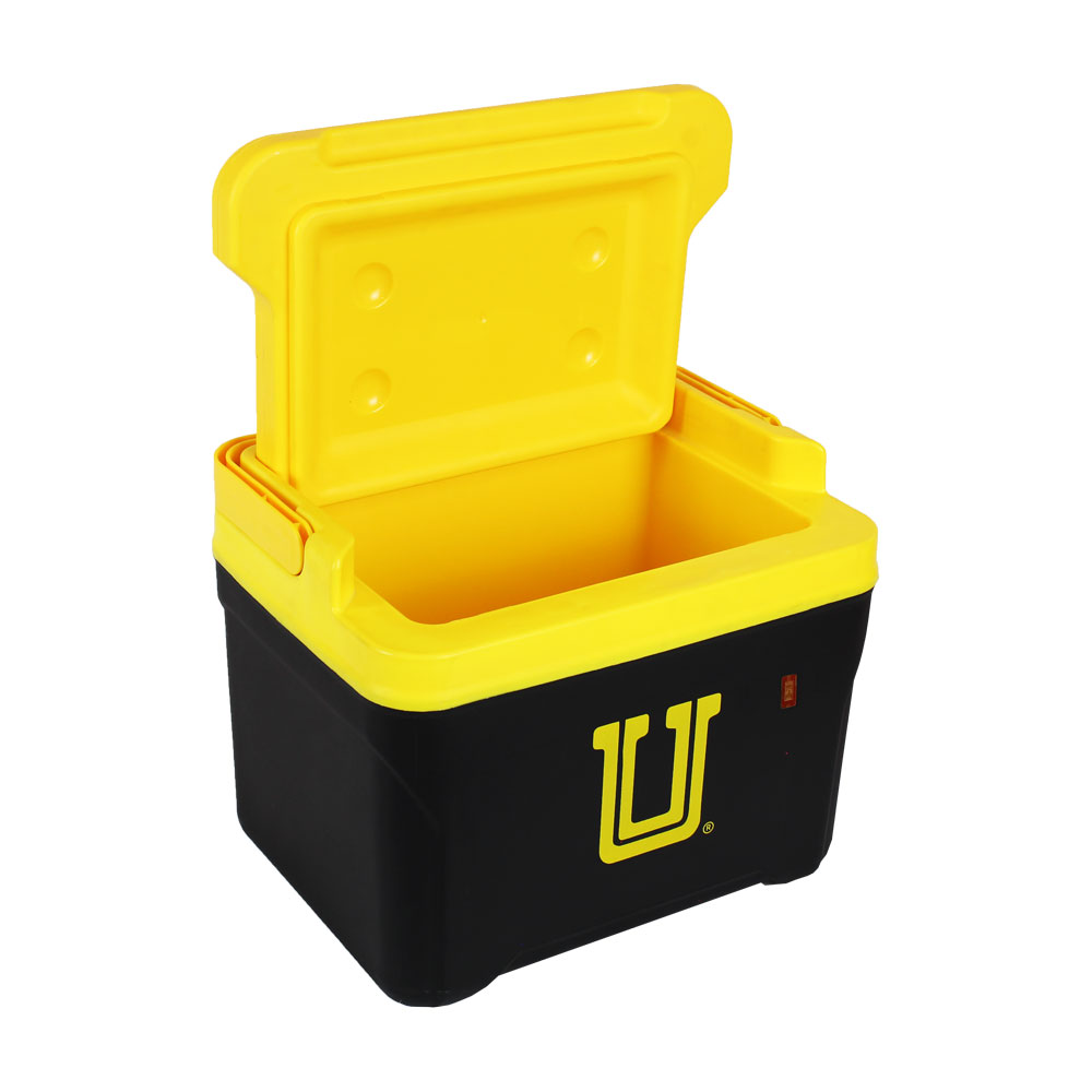 Foto 4 pulgar | Hielera Oficial Tigres Negro-amarillo 13 Qt, 12.3 Litros, Rectangular