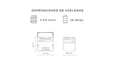 Foto 5 | Hielera Oficial Tigres Negro-amarillo 13 Qt, 12.3 Litros, Rectangular