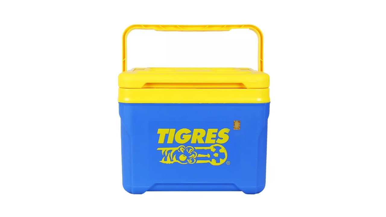 Foto 4 pulgar | Hielera Oficial Tigres Azul-amarillo 13 Qt, 12.3 Litros, Rectangular