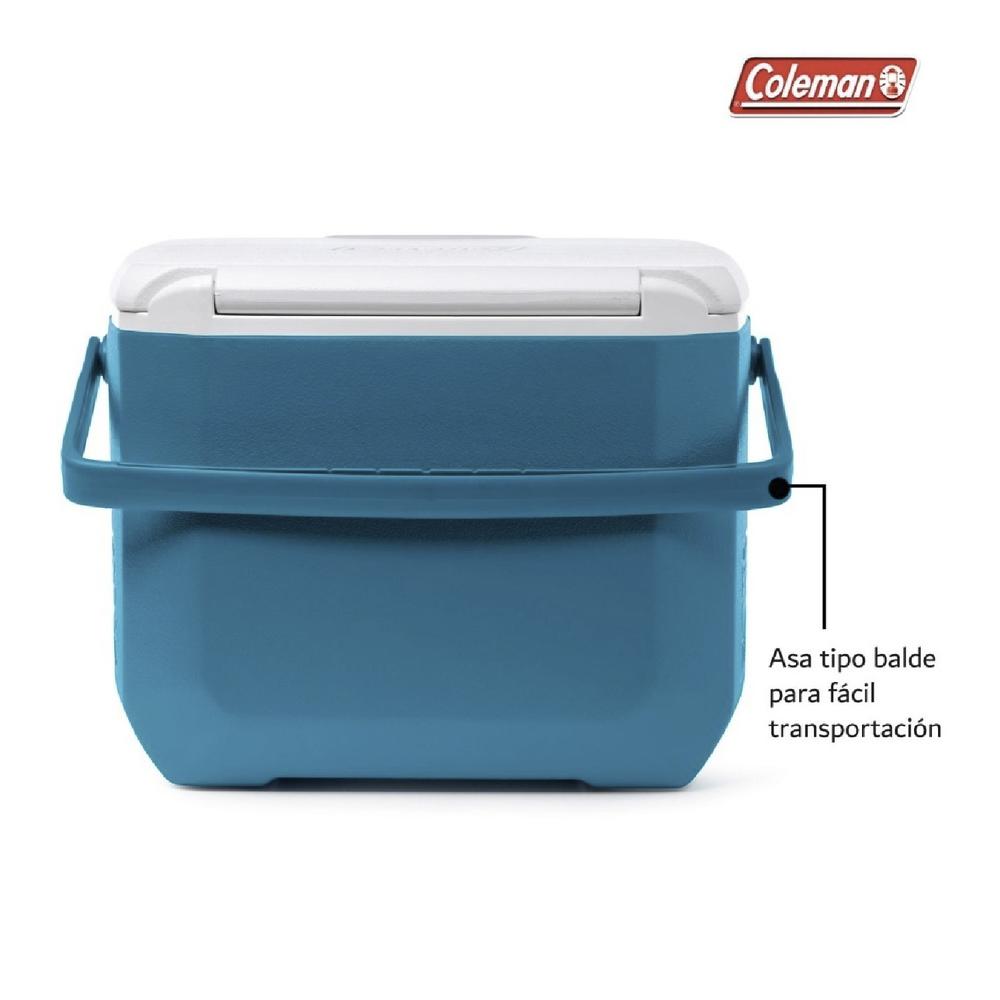 Foto 5 pulgar | Hielera De 16 Qt 22 Latas Chiller 2 Piezas Celeste Coleman
