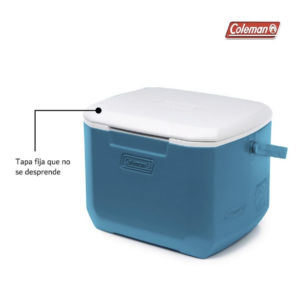 Foto 5 | Hielera De 16 Qt 22 Latas Chiller 2 Piezas Celeste Coleman