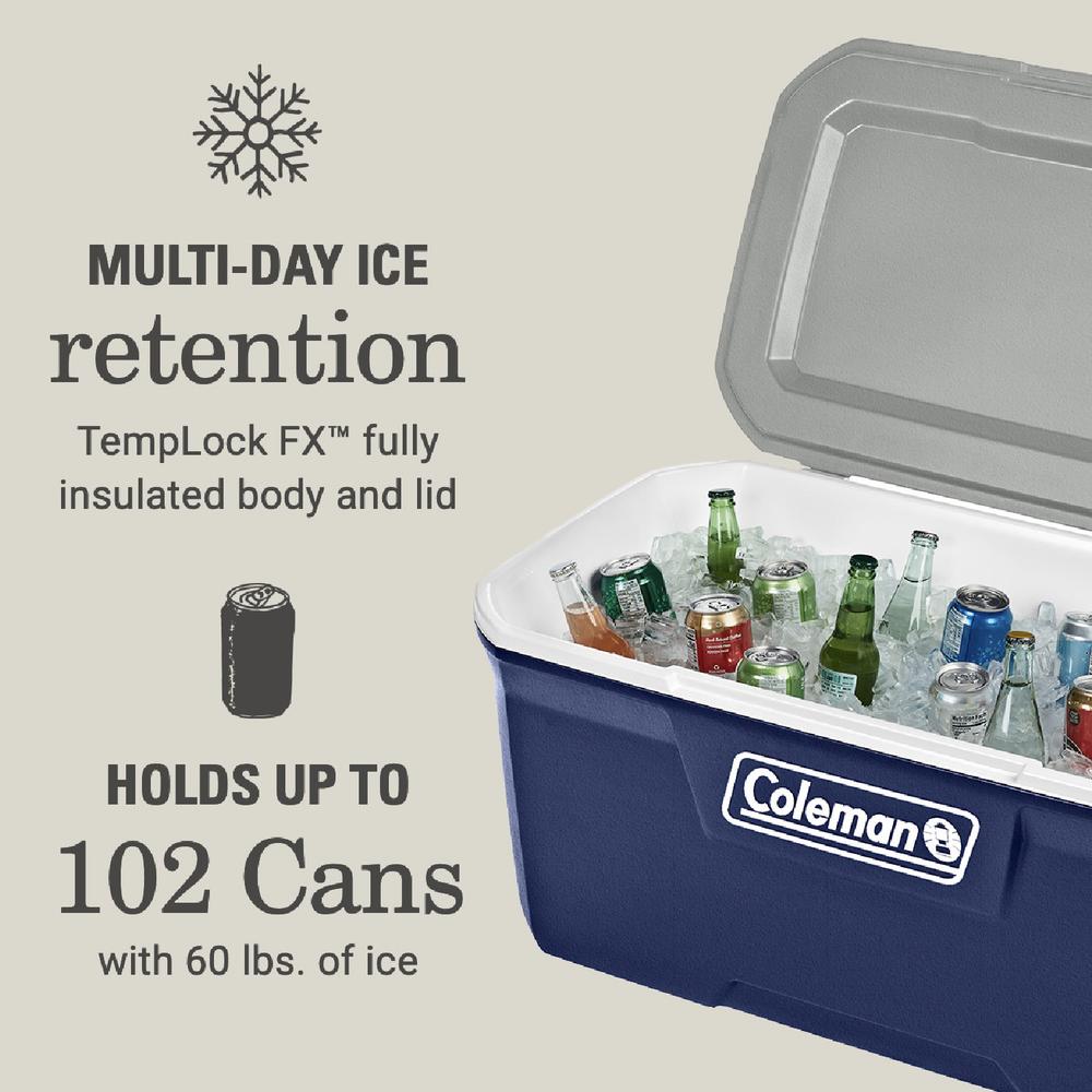 Foto 3 pulgar | Hielera Cooler 120 Qt Coleman