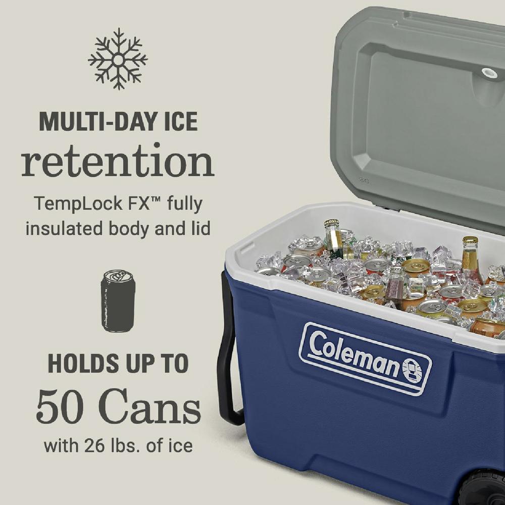 Foto 3 pulgar | Hielera con Ruedas Coleman 316 Cooler 62 Qt