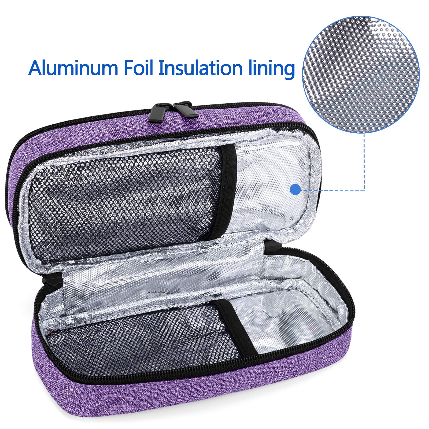Foto 5 pulgar | Estuche De Viaje Insulin Cooler Yarwo Para Diabéticos De Doble Capa - Venta Internacional.
