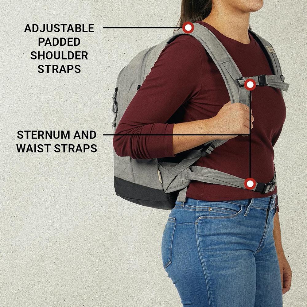 Foto 6 | Mochila Hielera Tipo Backpack 30 Latas Gris Coleman