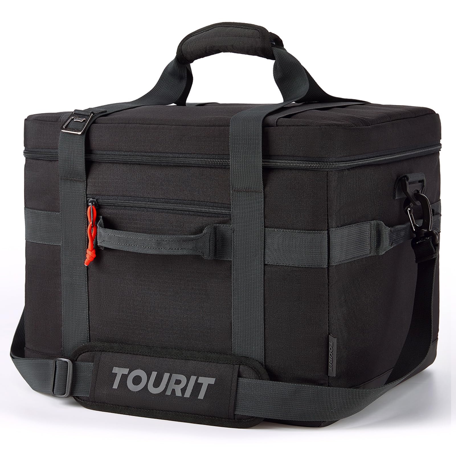 Bolsa Térmica Tourit De 40 Litros, Aislante, 60 Latas, Para Pícnic, Playa, Color Negro - Venta Internacional.